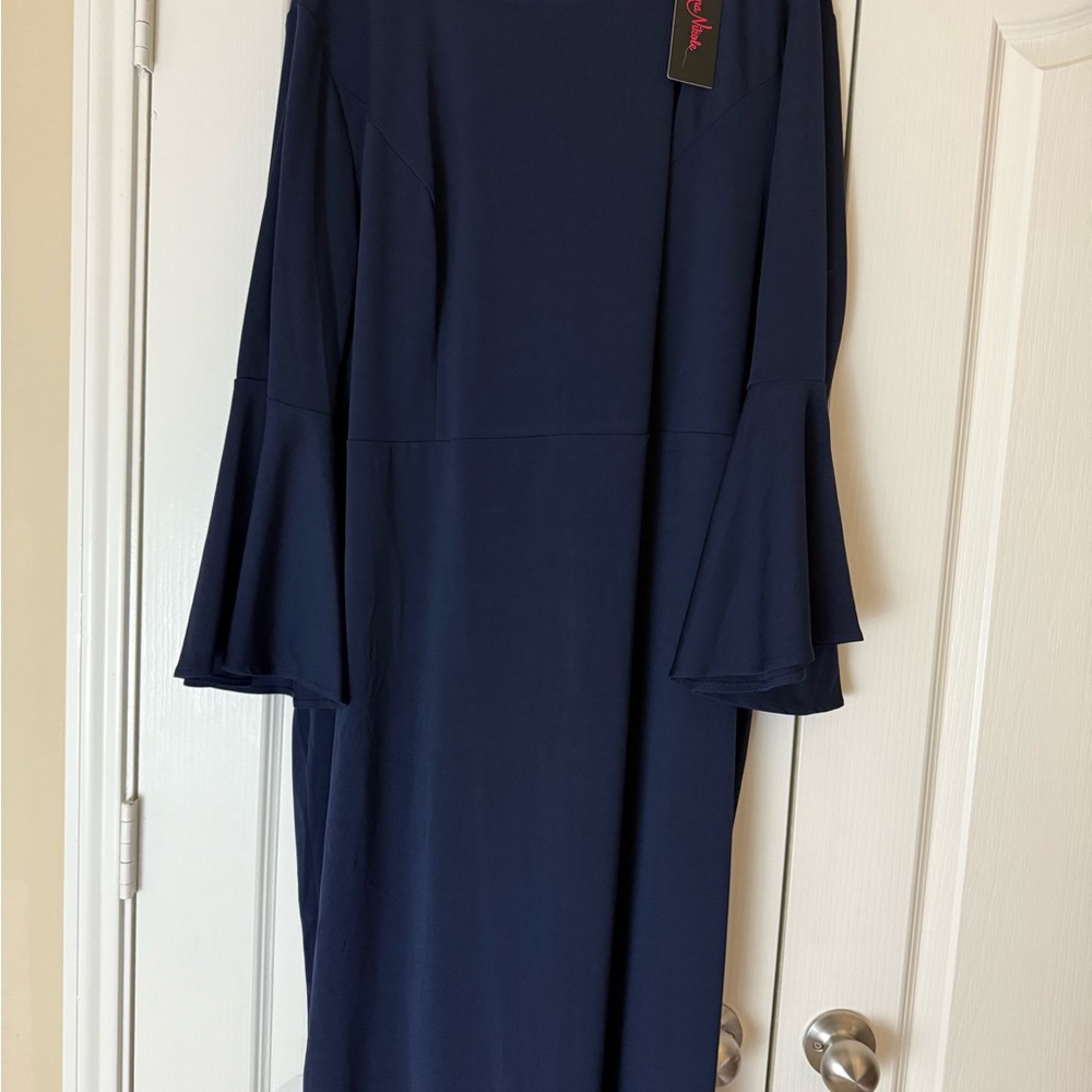 Elegant Navy Blue Dress